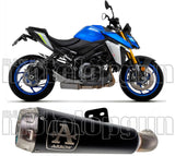 Système D'Échappement Homologué Au Niveau Sonore Pro-Race Nichrom Noir Acier - Arrow Special Parts Compatible Avec Suzuki Gsx-S 950 (2021-2023)