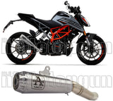 Système D'Échappement Homologué Au Niveau Sonore Pro-Race Nichrom Acier - Arrow Special Parts Compatible Avec Ktm 125 Duke (2021-2023)