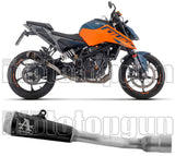 Système D'Échappement Homologué Au Niveau Sonore Pro-Race Nichrom Noir - Arrow Special Parts Compatible Avec Ktm 390 Duke (2024-2026)