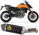 Système D'Échappement Homologué Au Niveau Sonore Race-Tech Aluminium Noir Embout Carby - Arrow Special Parts Compatible Avec Ktm 790 Duke (2025-2026)