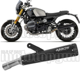 Système D'Échappement Homologué Au Niveau Sonore Rebel Titanium Embout Carby - Arrow Special Parts Compatible Avec Bmw R12 Nine T (2024-2026)