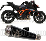 Système D'Échappement Homologué Au Niveau Sonore Pro-Race Nichrom Noir Acier - Arrow Special Parts Compatible Avec Ktm 1290 Superduke R (2020-2023)