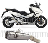 Système D'Échappement Homologué Au Niveau Sonore Pro-Race Aluminium Carbon - Arrow Special Parts Compatible Avec Honda Forza 750 (2021-2023)