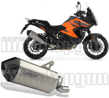 Système D'Échappement Homologué Au Niveau Sonore Sonora Titanium Embout Carby - Arrow Special Parts Compatible Avec Ktm 1390 Superadventure S (2025-2026)