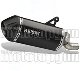 Système D'Échappement Homologué Au Niveau Sonore Sonora Titanium Noir Embout Carby - Arrow Special Parts Compatible Avec Ktm 1390 Superadventure R (2025-2026)