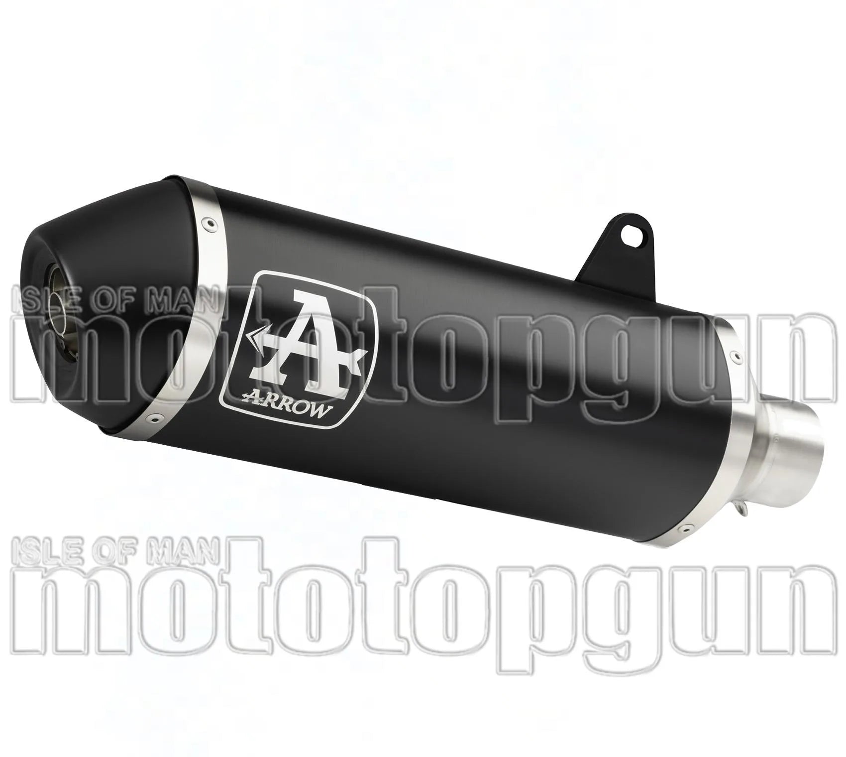 Système D'Échappement Non Catalysé Et Homologué Au Niveau Sonore Urban Aluminium Noir Acier Noir - Arrow Special Parts Compatible Avec Peugeot Metropolis 400 (2017-2021)