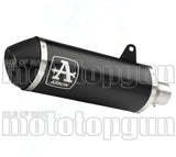 Système D'Échappement Catalytique Avec Homologation Acoustique Urban Aluminium Noir Acier Noir - Arrow Special Parts Compatible Avec Peugeot Metropolis 400 (2017-2021)