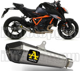 Système D'Échappement Homologué Au Niveau Sonore X-Kone Titanium Carbon - Arrow Special Parts Compatible Avec Ktm 1290 Superduke R (2020-2023)