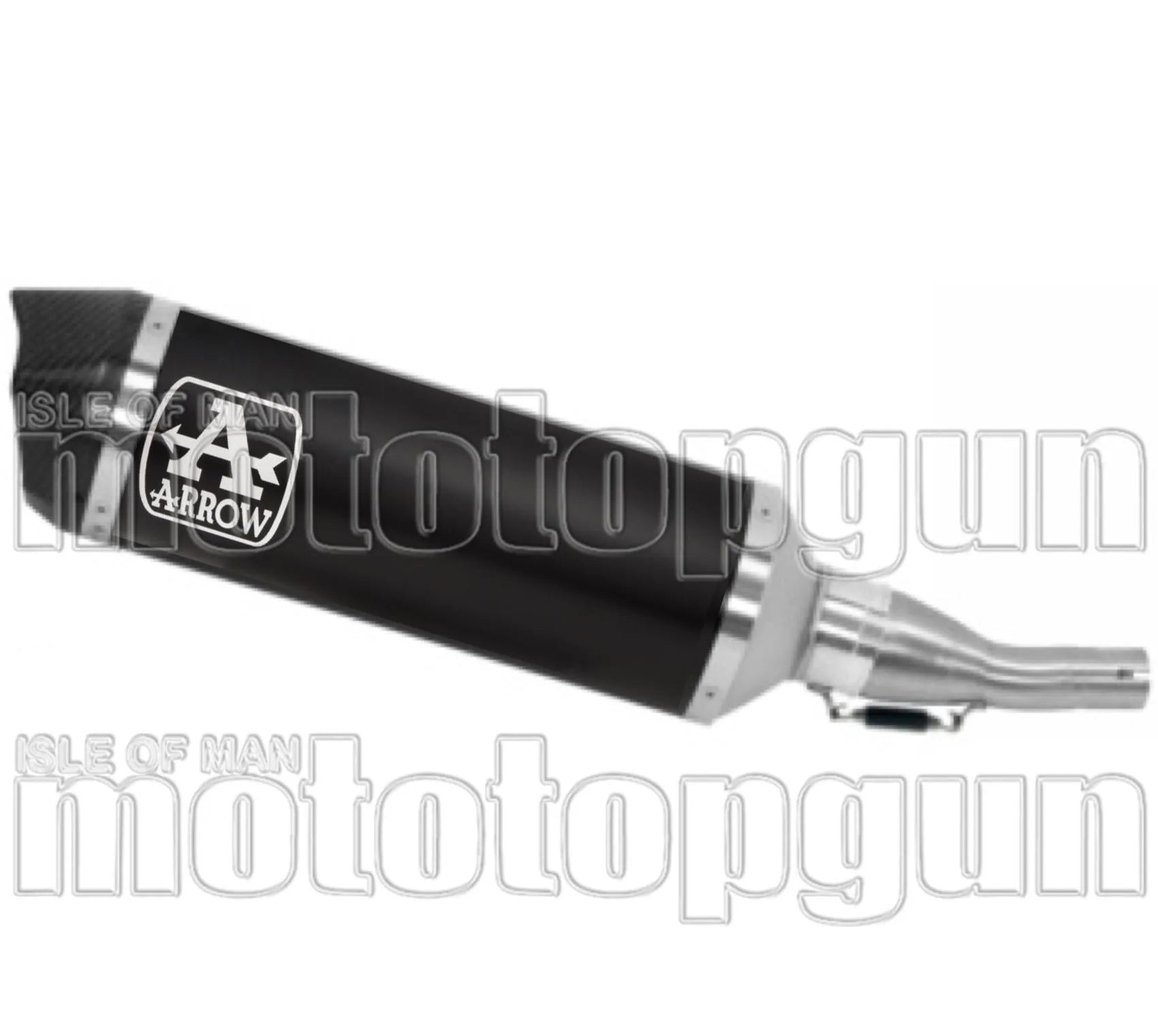 Système D'Échappement Catalytique Avec Homologation Acoustique Urban Aluminium Noir Carbon - Arrow Special Parts Compatible Avec Yamaha Tricity 300 (2021-2024)
