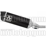 Système D'Échappement Catalytique Avec Homologation Acoustique Urban Aluminium Noir Carbon - Arrow Special Parts Compatible Avec Yamaha X-Max 300 (2021-2024)