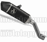 Système D'Échappement Homologué Au Niveau Sonore Veloce Titanium Noir Carbon - Arrow Special Parts Compatible Avec Ducati Multistrada V4 1100 (2021-2024)