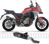 Système D'Échappement Homologué Au Niveau Sonore Veloce Titanium Noir Embout Carby - Arrow Special Parts Compatible Avec Ducati Multistrada V4 - S (2025-2026)