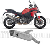 Système D'Échappement Homologué Au Niveau Sonore Veloce Titanium Embout Carby - Arrow Special Parts Compatible Avec Ducati Multistrada V2 - S (2025)