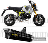 Système D'Échappement Homologué Au Niveau Sonore X-Kone Nichrom Noir Carbon - Arrow Special Parts Compatible Avec Honda Msx 125 Grom (2021-2024)