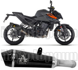 Système D'Échappement Homologué Au Niveau Sonore X-Kone Nichrom Noir Carbon - Arrow Special Parts Compatible Avec Ktm 990 Duke (2024-2026)