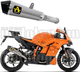 Système D'Échappement Homologué Au Niveau Sonore X-Kone Titanium Embout Carby - Arrow Special Parts Compatible Avec Ktm 990 Rc R (2026)