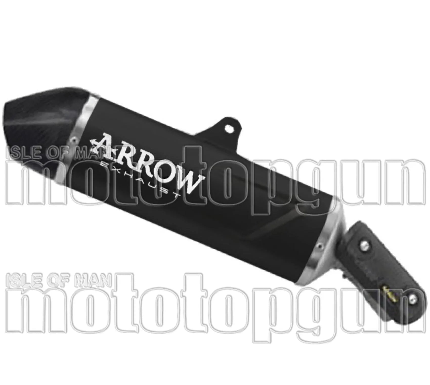 Système D'Échappement Homologué Au Niveau Sonore Indy-Race Evo Aluminium Noir Embout Carby - Arrow Special Parts Compatible Avec Aprilia Tuareg 660 (2025-2026)