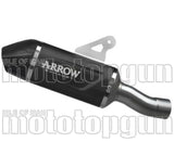 Système D'Échappement Homologué Au Niveau Sonore Indy-Race Evo Aluminium Noir Embout Carby - Arrow Special Parts Compatible Avec Bmw R 1300 (2025-2026)