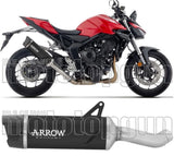 Système D'Échappement Homologué Au Niveau Sonore Indy-Race Evo Aluminium Noir Embout Carby - Arrow Special Parts Compatible Avec Honda Cb 1000 Hornet (2025-2026)