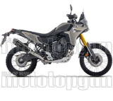 Système D'Échappement Homologué Au Niveau Sonore Indy-Race Evo Aluminium Noir Embout Carby - Arrow Special Parts Compatible Avec Yamaha Ténéré 700 (2025-2026)
