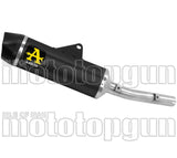 Système D'Échappement Homologué Au Niveau Sonore Indy-Race Aluminium Noir Embout Carby - Arrow Special Parts Compatible Avec Yamaha Ténéré 700 (2025-2026)