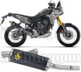 Système D'Échappement Homologué Au Niveau Sonore Indy-Race Aluminium Noir Embout Acier - Arrow Special Parts Compatible Avec Yamaha Ténéré 700 (2025-2026)