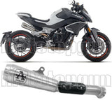 Système D'Échappement Homologué Au Niveau Sonore Pro-Race Nichrom - Arrow Special Parts Compatible Avec Cfmoto 800 Nk (2023-2025)