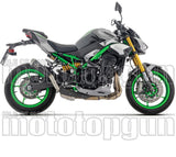 Système D'Échappement Homologué Au Niveau Sonore Pro-Race Nichrom Noir - Arrow Special Parts Compatible Avec Kawasaki Z 900 (2025-2026)