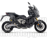 Système D'Échappement Homologué Au Niveau Sonore Race-Tech Short Aluminium Noir Embout Carby - Arrow Special Parts Compatible Avec Honda X-Adv 750 (2025-2026)