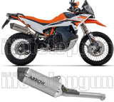 Système D'Échappement Homologué Au Niveau Sonore Race-Tech Titanium Carbon - Arrow Special Parts Compatible Avec Ktm 890 Adventure R (2021-2024)