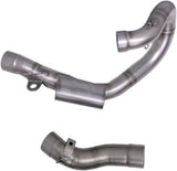 Collecteurs D'Échappement Non Catalysés Acier Inox - Termignoni Compatible Avec Husqvarna Fe 250 (2018-2019)