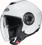 Casque Urban Pour Moto Hjc I40N Advanced Polycarbonate Blanc Perlé Taille 06 Xs