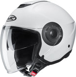 Casque Urban Pour Moto Hjc I40N Advanced Polycarbonate Blanc Perlé Semi-Mat Taille 08 M