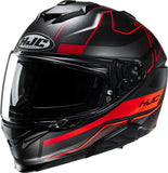 Casque Intégral Pour Moto Hjc I71 Advanced Polycarbonate Mc1Sf Iorix Taille 08 M