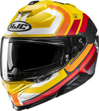 Casque Intégral Pour Moto Hjc I71 Advanced Polycarbonate Mc3Sf Viz Taille 06 Xs