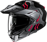 Flip-Up Motorcycle Helmet Hjc I80 Advanced Polycarbonate Mc1 Velly Size 06 Xs