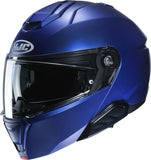 Casque Modulable Pour Moto Hjc I91 Advanced Polycarbonate Composite Bleu Métallisé Semi-Mat Taille 12 Xxxl