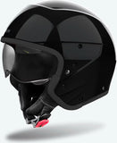 Casque Urban Pour Moto Airoh J 110 - J135 Composite Carbon Noir Pailleté Color Taille Xxl