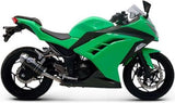 Échappement Sans Homologation Sonore Relevance Carbon Carbon Cap - Termignoni Compatible Avec Kawasaki Ninja 300 R (2012-2017)