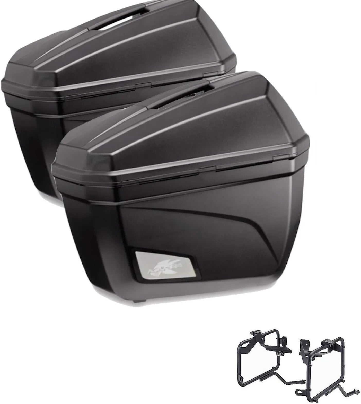 Valises Laterales K22N + Supports Laterales - Kappa Moto Compatible Avec Moto Morini X-Cape 649 (2021-2023)