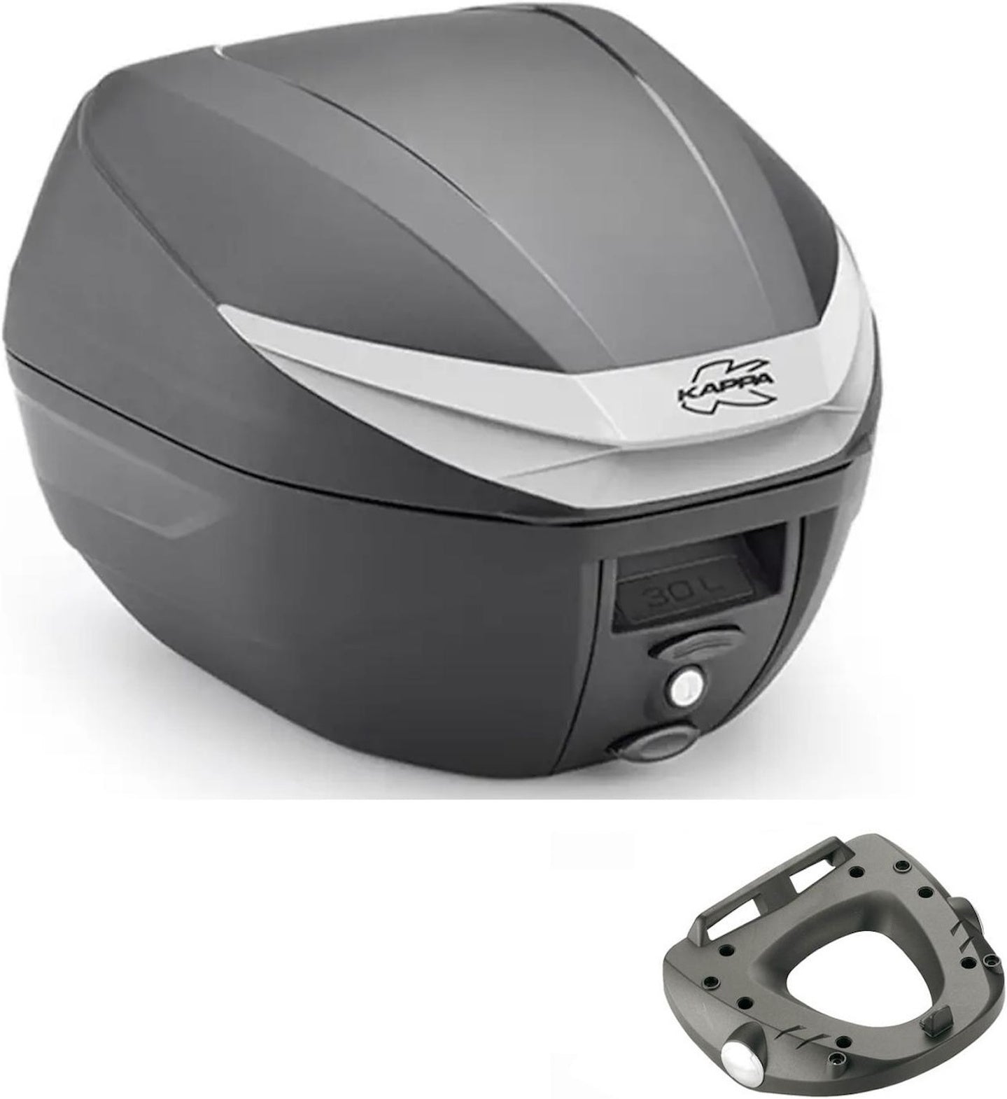 Top Case K3000N + Rear Rack - Kappa Moto Compatible With Moto Morini X-Cape 649 (2021-2023)
