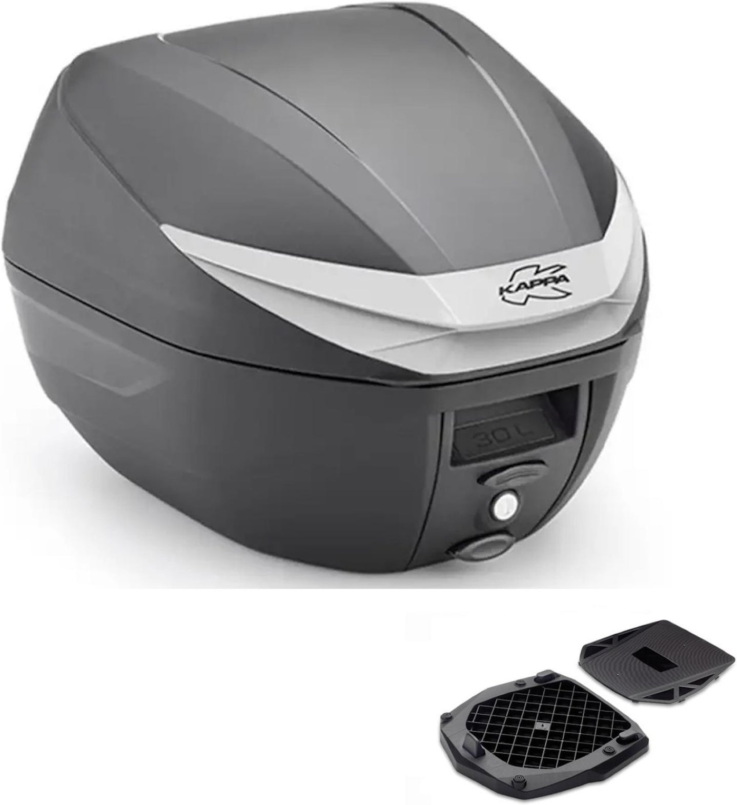 Top Case K3000N + Rear Rack - Kappa Moto Compatible With Moto Morini Seiemmezzo Scr 650 (2022-2023)