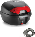 Top Case K30N 30 Lt + Support Monolock - Kappa Moto Compatible Avec Suzuki An 400 Burgman L0 L1 (2006-2016)
