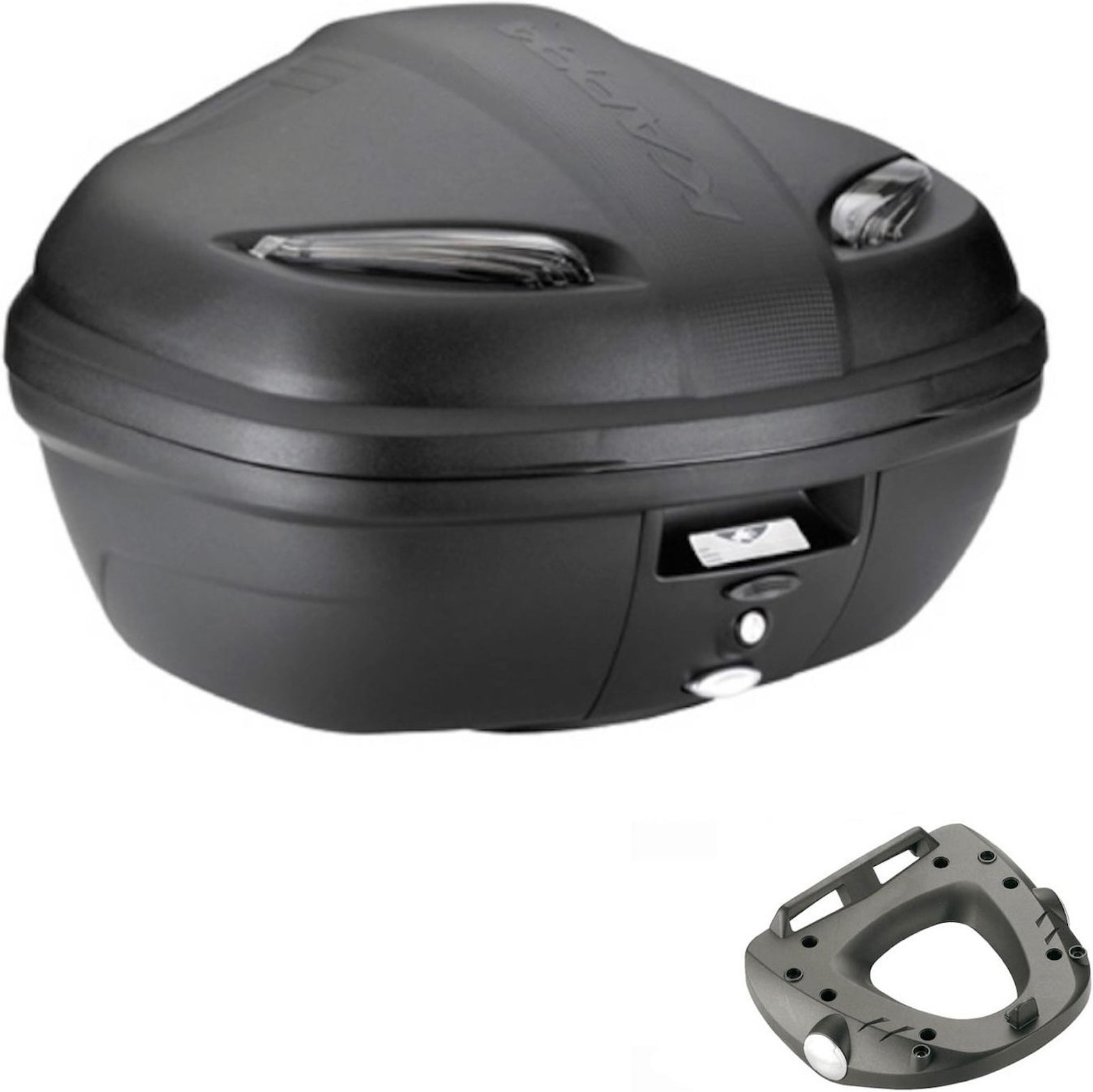 Top Case K47Nt + Rear Rack Manta - Kappa Moto Compatible With Piaggio Mp3 530 Exclusive Hpe (2022-2023)