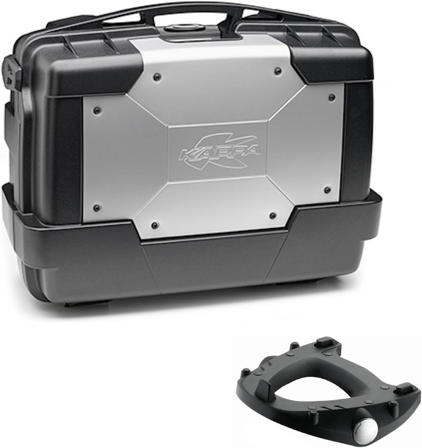 Top Case Kgr33 + Rear Rack Garda - Kappa Moto Compatible With Kawasaki Zzr 1400 (2012-2021)