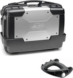 Top Case Kgr33 + Rear Rack Garda - Kappa Moto Compatible With Aprilia Shiver 750 Abs (2010-2020)