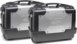 Side-Cases Kgr33Pack2 Garda 33 Lt + Side-Case Holder Monokey - Kappa Moto Compatible With Moto Guzzi V7 Stone (2021)