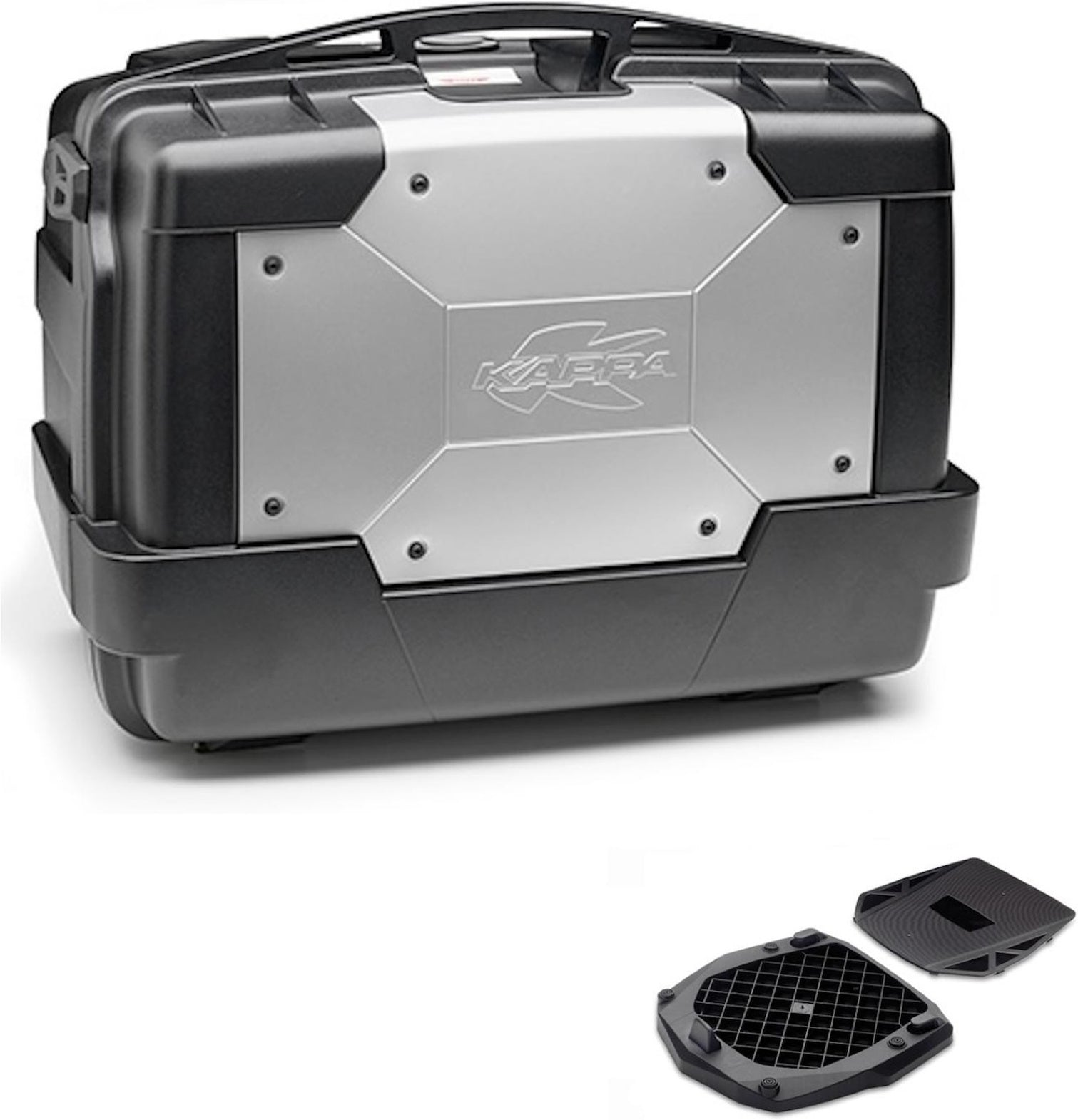 Top Case Kgr46 + Rear Rack Garda - Kappa Moto Compatible With Triumph Tiger 1050 (2007-2012)