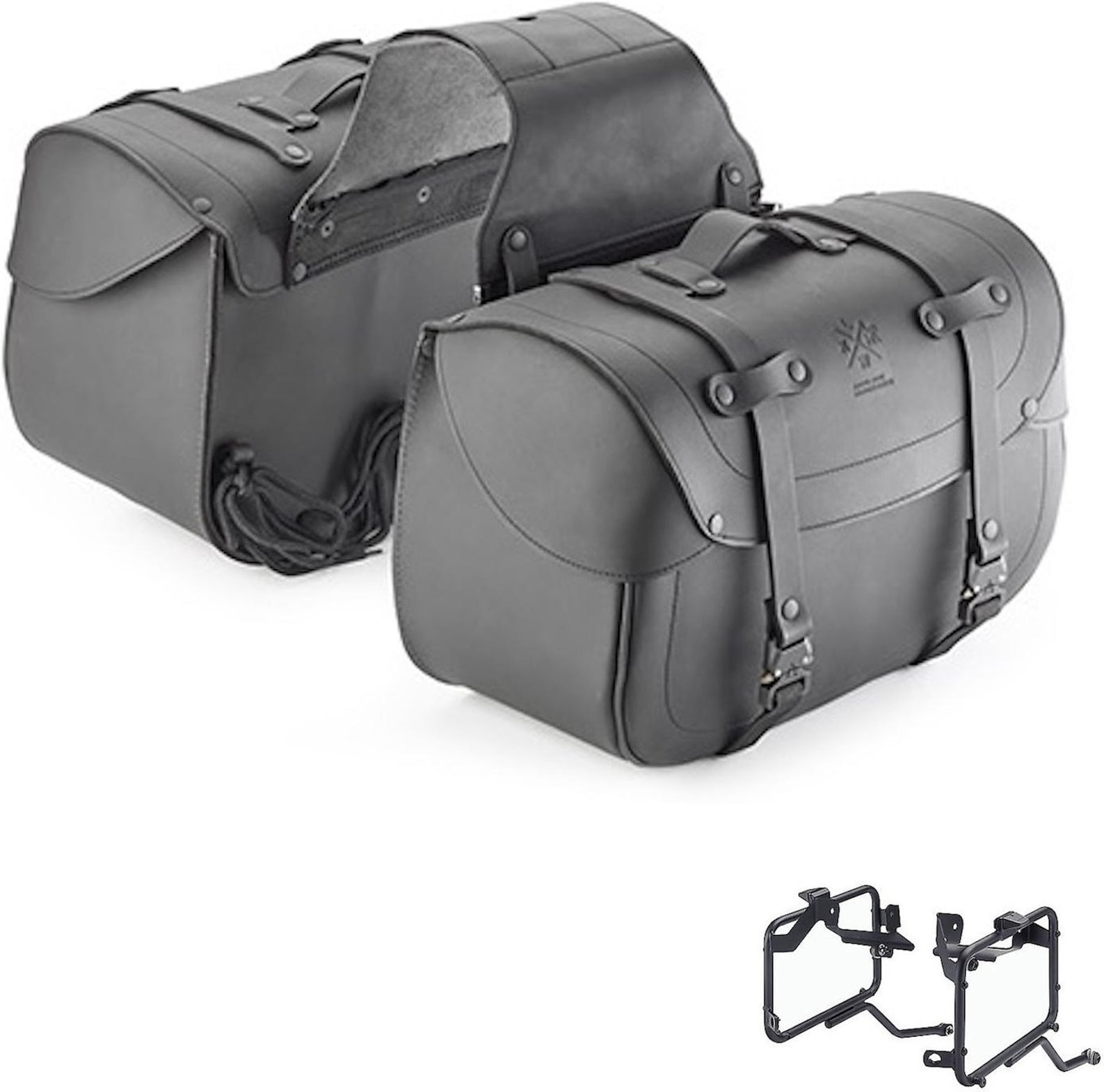 Side Bags Kmlw01 + Side Bags Holder - Kappa Moto Compatible With Aprilia Rs 660 (2021-2023)