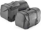 Side-Bags Kmlw01 16-25 Lt + Side-Case Holder - Kappa Moto Compatible With Bmw F 800 Gt (2013-2019)
